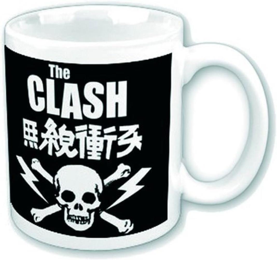 empireposter The Clash Skull & Crossbones Keramik Tasse Größe Ø8,5 H9,5 cm Bild 1