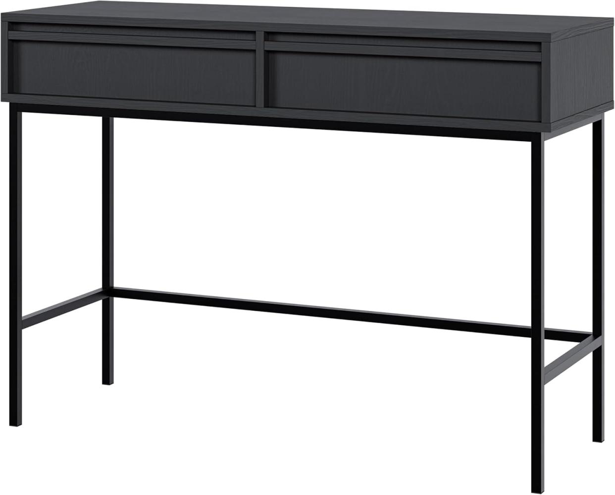 Selsey EVO - Schminktisch mit 2 Schubladen, schwarz, 110 cm Bild 1