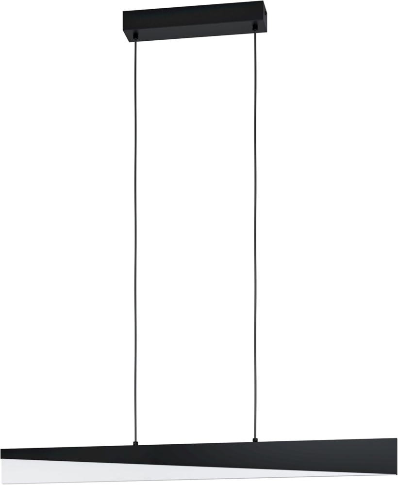 Eglo 99562 LED Hängeleuchte ISIDRO schwarz satiniert L:79,5 B:6 H:110cm dimmbar 3000K Bild 1