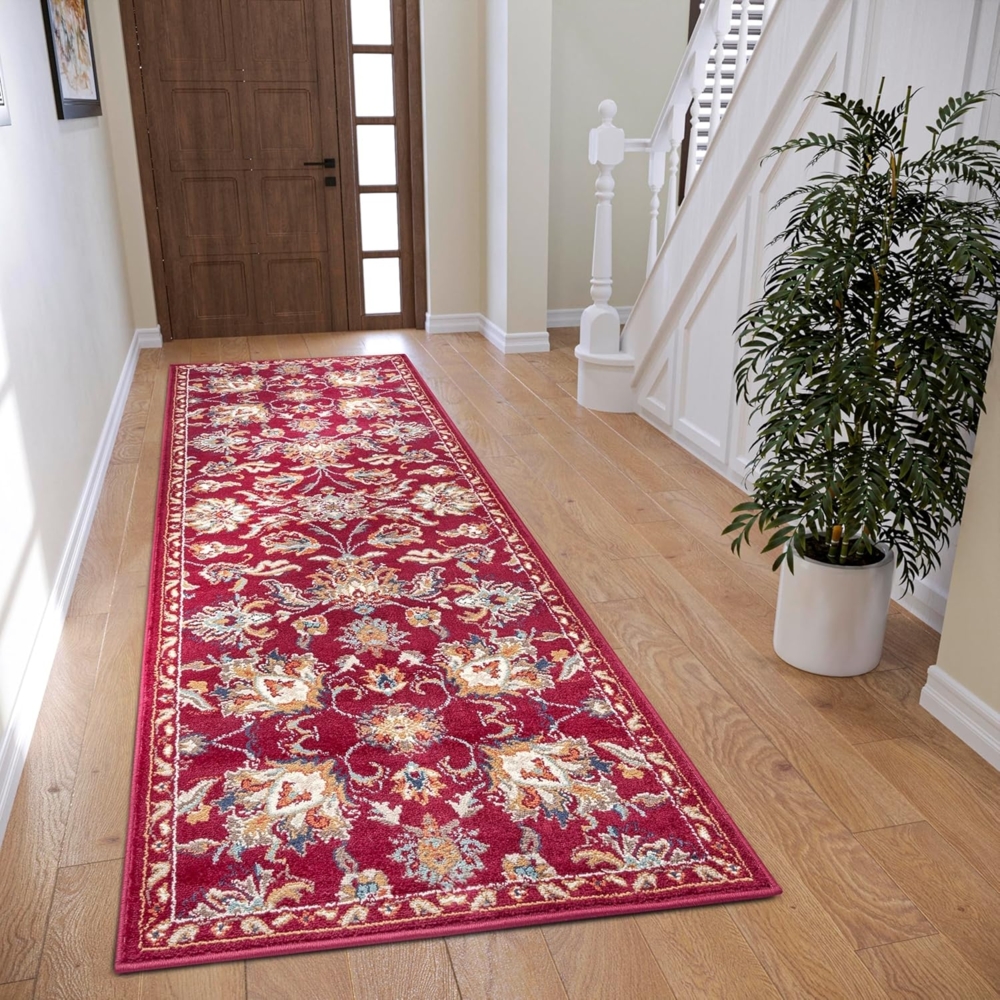 HANSE Home Teppich Caracci, rechteckig, Höhe: 8 mm, Läufer, Orientalisch, Kurzflor, Wohnzimmer, Schlafzimmer, Esszimmer Bild 1