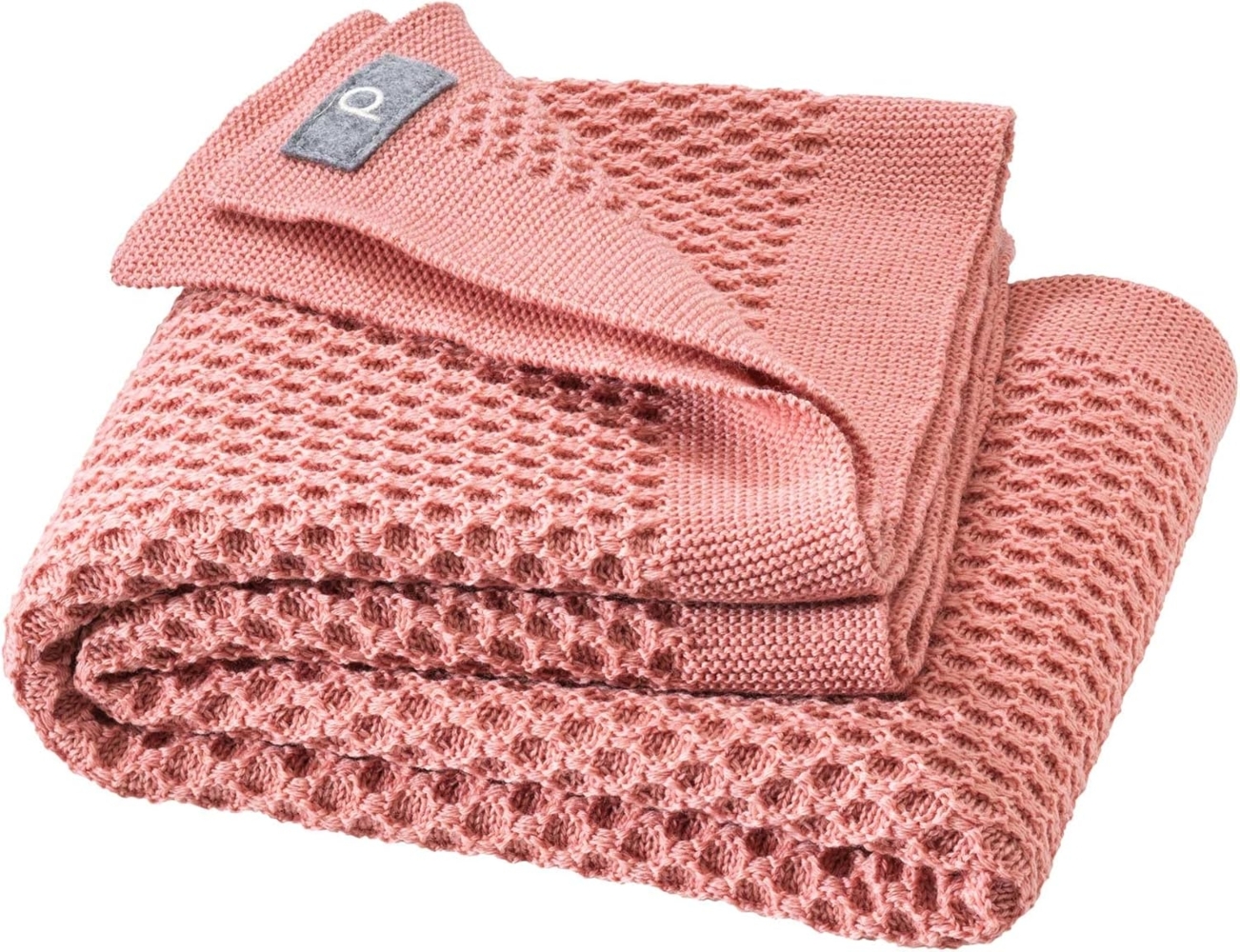 Disana Waben-Strickdecke 80x100 cm softpink Bild 1