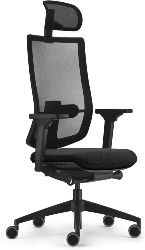 Sedus, se:do PRO Light 2, ergonomischer Bürostuhl, Netzmembran, dunkelblau, Lordosenstütze, Nackenstütze, höhenverstellbar Bild 1