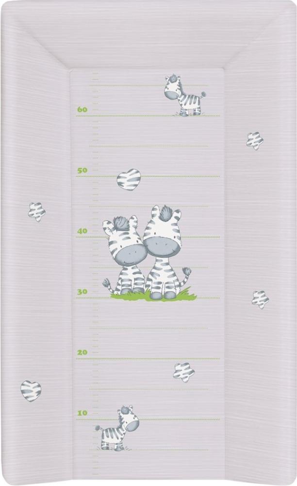 CEBA changing mat with a bolster 50x70 Zebra Grey Bild 1