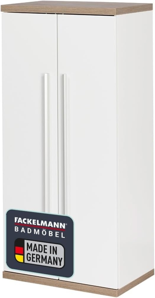 Fackelmann STANFORD Midischrank 51 cm, Weiß Bild 1