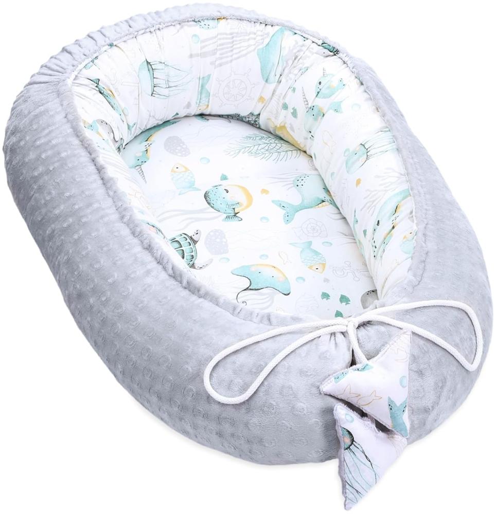 Totsy Baby Bettnestchen Warmes Nestchen Baby 90x50 cm - Kuschelnest Neugeborene Nestchen Bild 1