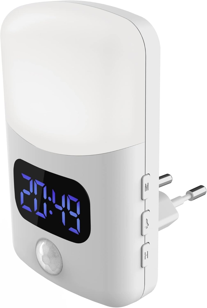 Northpoint LED Nachtlicht mit integriertem Wecker und Bewegungsmelder Bild 1