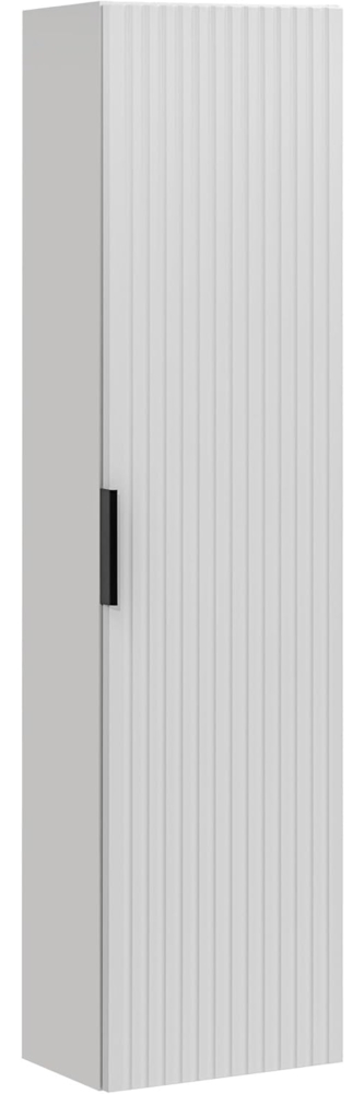 Hochschrank mit 1 Tür (140x25x35cm), Weiß matt Bild 1