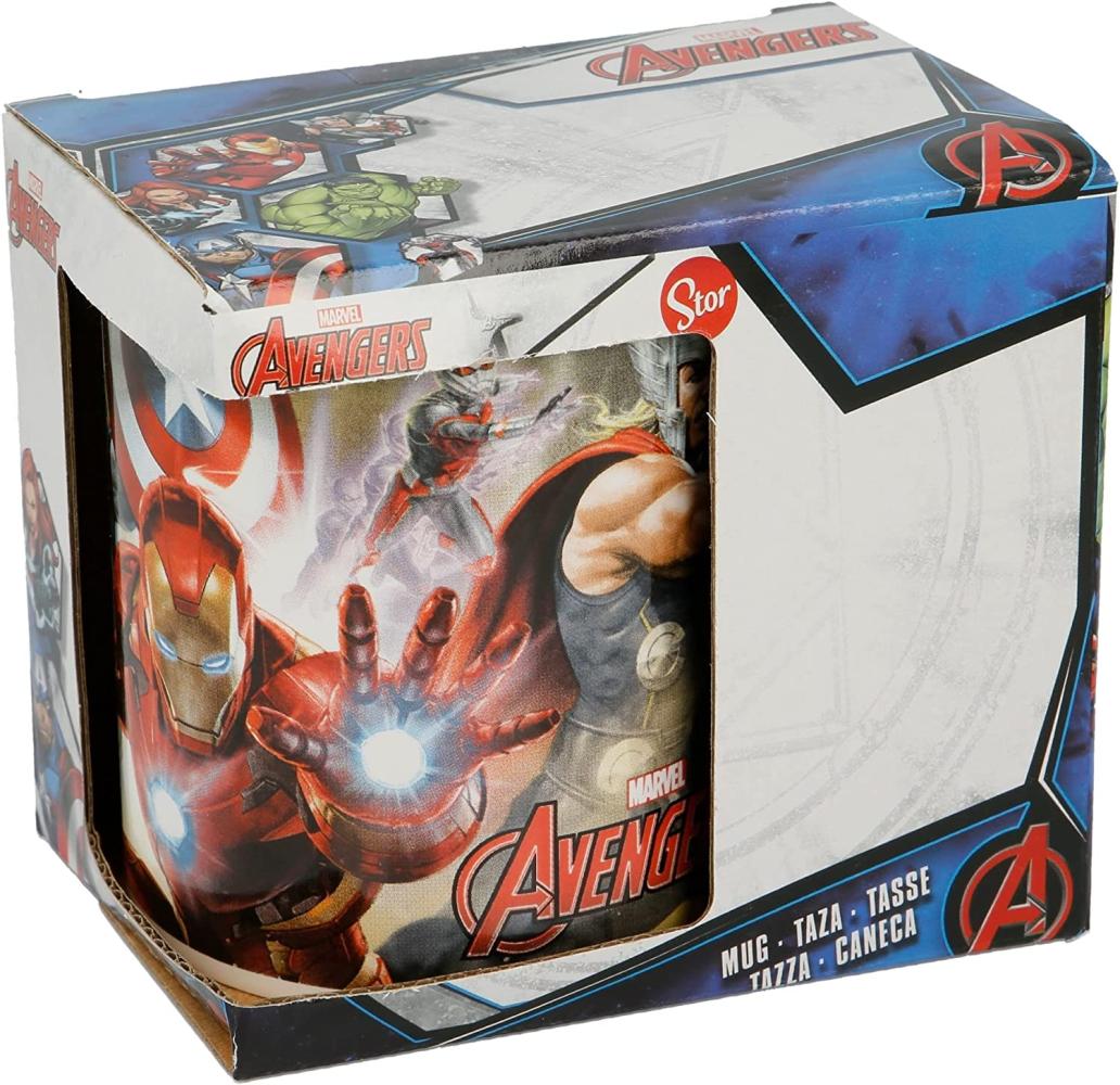 Avengers Comic Heros Kinder-Becher Jungen Tasse im Geschenkkarton Bild 1