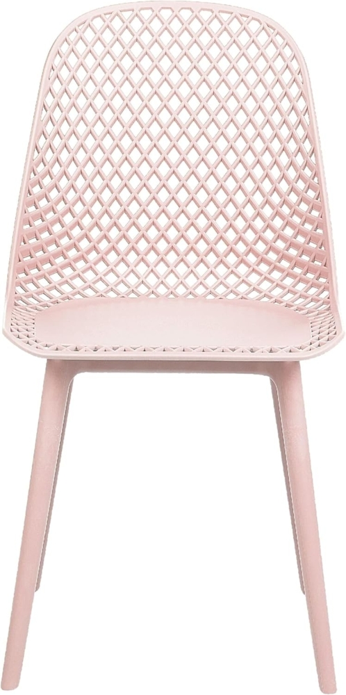 Esszimmerstuhl 4er Set EMORY Pastellrosa Bild 1