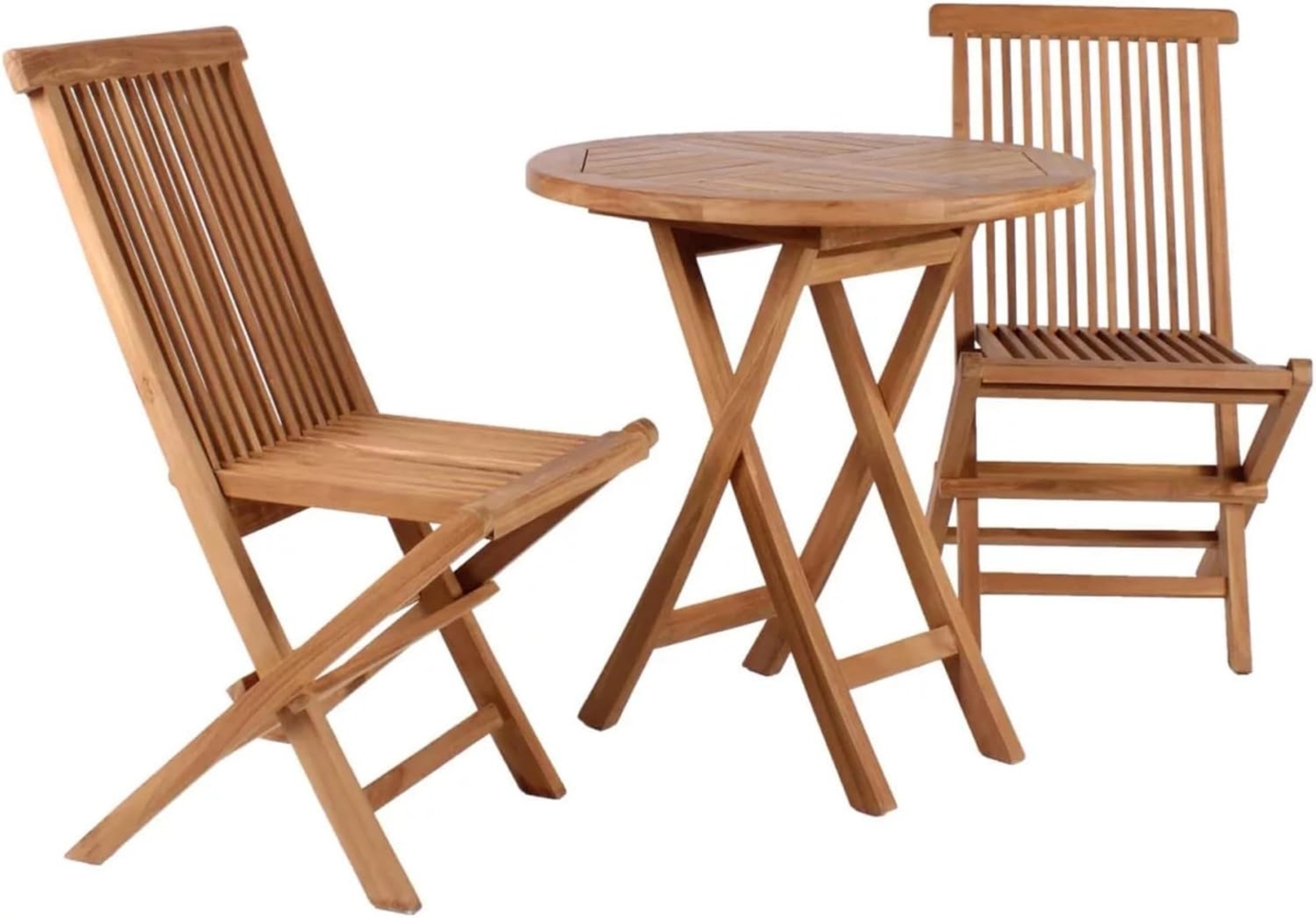 Gartensessel Langton und Tisch Sutton Teak-KOMPLETTSET Bild 1