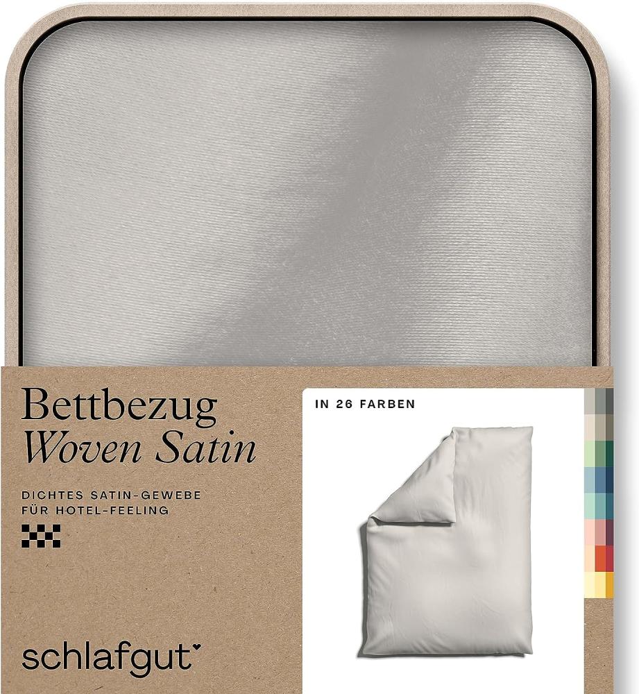 Bettbezug Woven Satin, Schlafgut (1 St), besonders dicht gewebt, Mix & Match: passender Kissenbezug erhältlich Bild 1