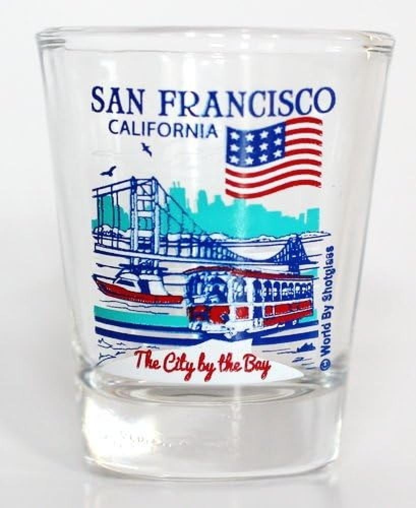 San Francisco California Great American Cities Collection Shot Glass by World By Shotglass Bild 1