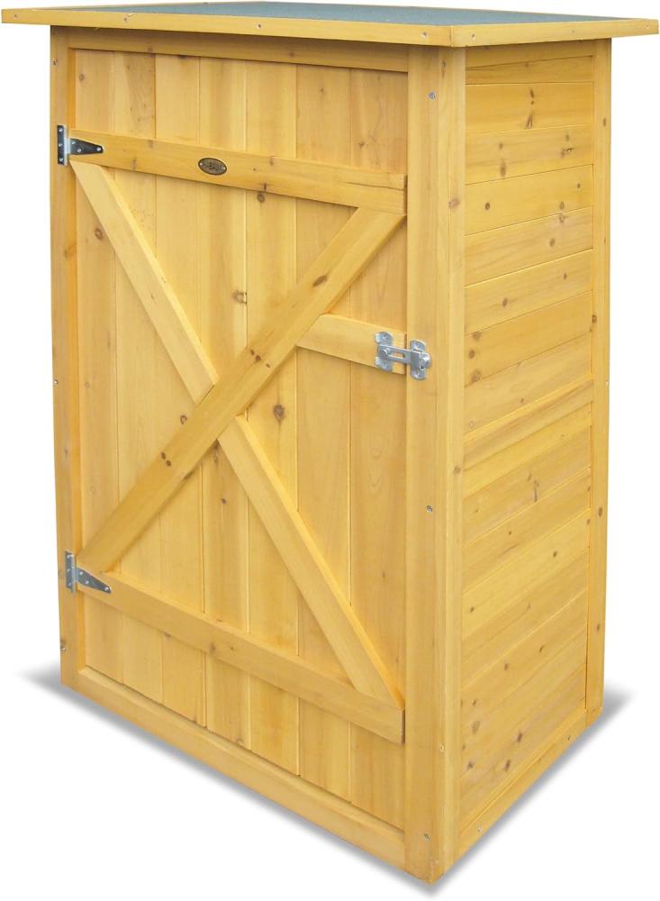 Habau Gartenschrank Holz, 75 x 56 x 117 cm, natur Bild 1