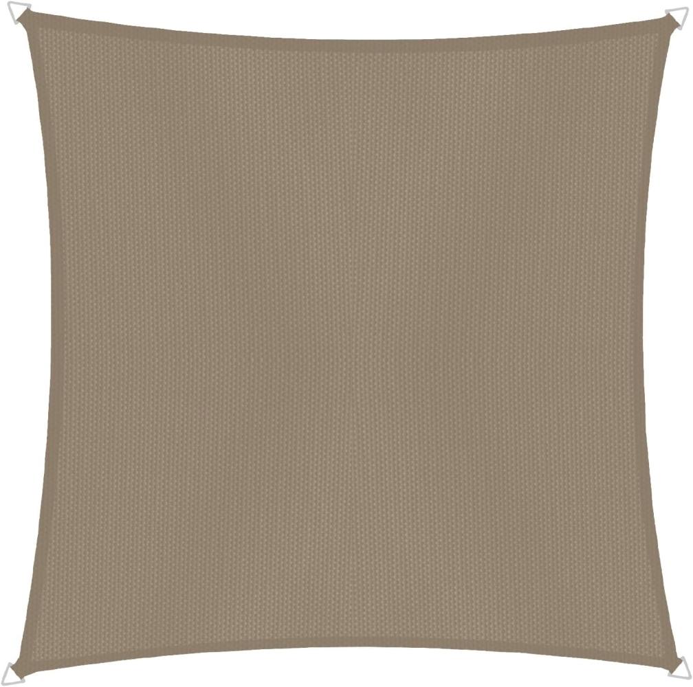 Windhager Sonnensegel Cannes 3x3m taupe Sonnenschutz UV-Schutz 50+ Sonnendach Bild 1