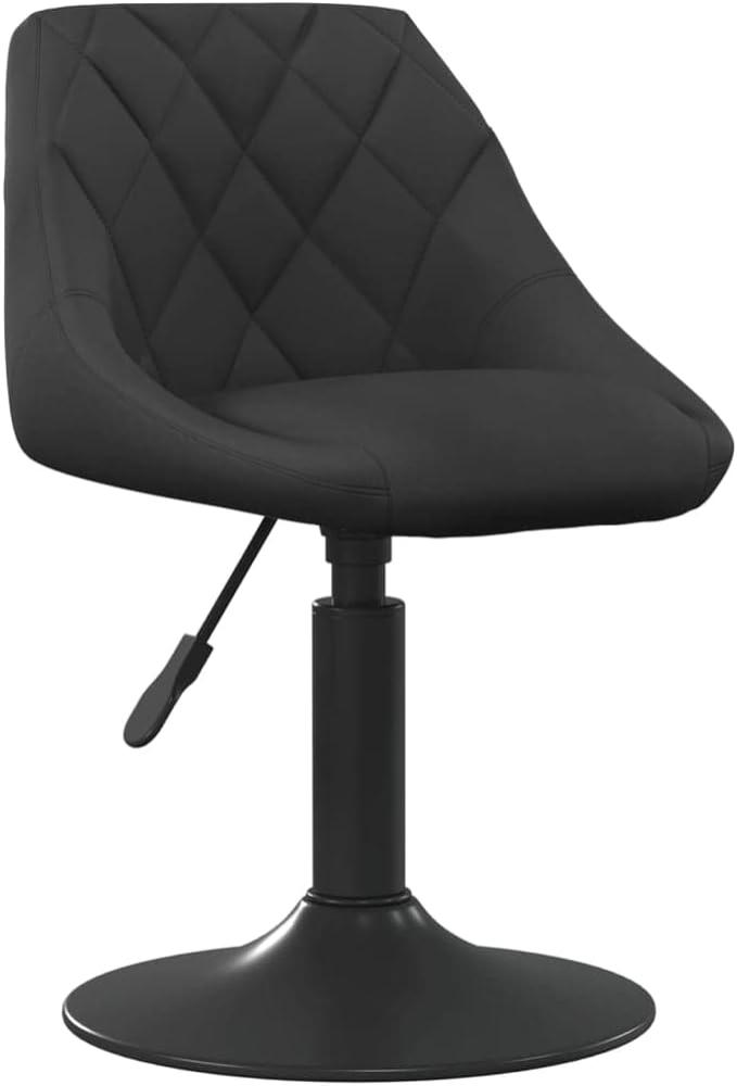 vidaXL Esszimmerstuhl Schwarz Samt 3088810 Bild 1