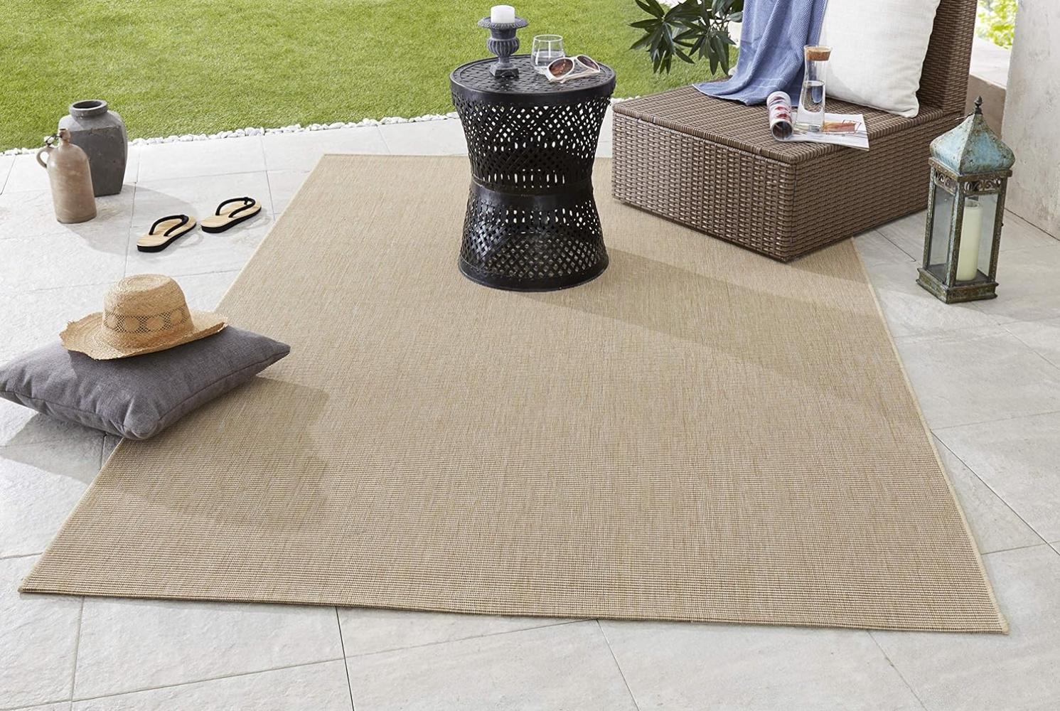 In- & Outdoorteppich Match beige - 200x290x0,8cm Bild 1