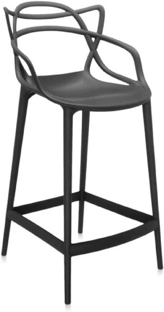 Kartell Masters Stool Hocker, Schwarz, H. 75 Bild 1