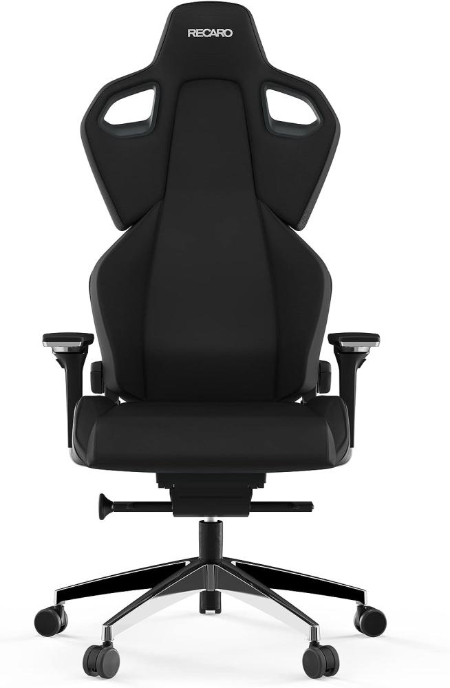 RECARO Exo FX Gaming Chair – Ergonomischer, höhenverstellbarer Stuhl für Gamer mit 5D-Armlehne – Pure Black Bild 1