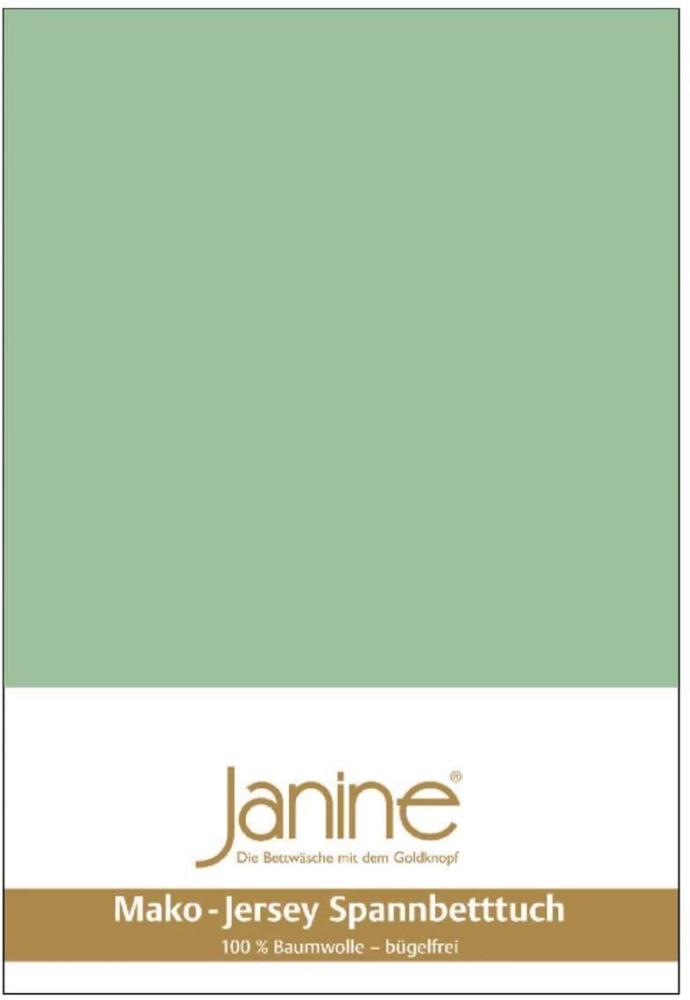 Janine Mako Jersey Spannbetttuch Bettlaken 180 - 200 x 200 cm OVP 5007 26 lind Bild 1