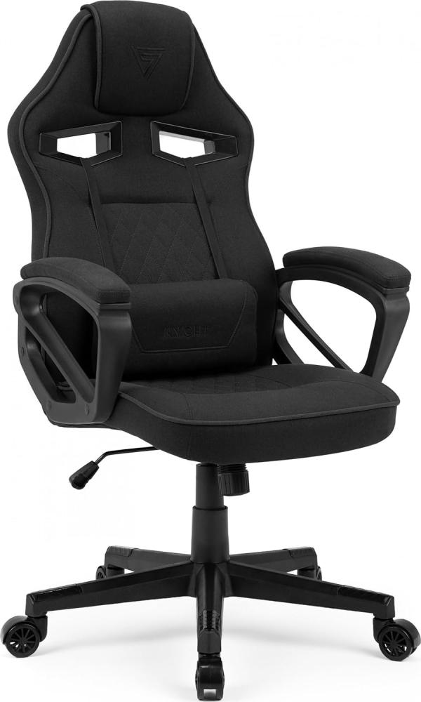 SENSE7 Knight Gaming Stuhl, HDF Platte, Black, Standard Bild 1