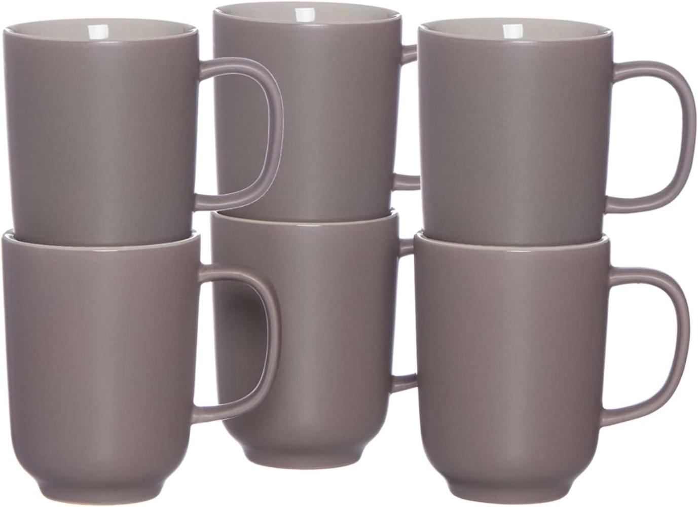 Ritzenhoff & Breker JASPER Kaffeebecher 285 ml taupe 6er Set Bild 1