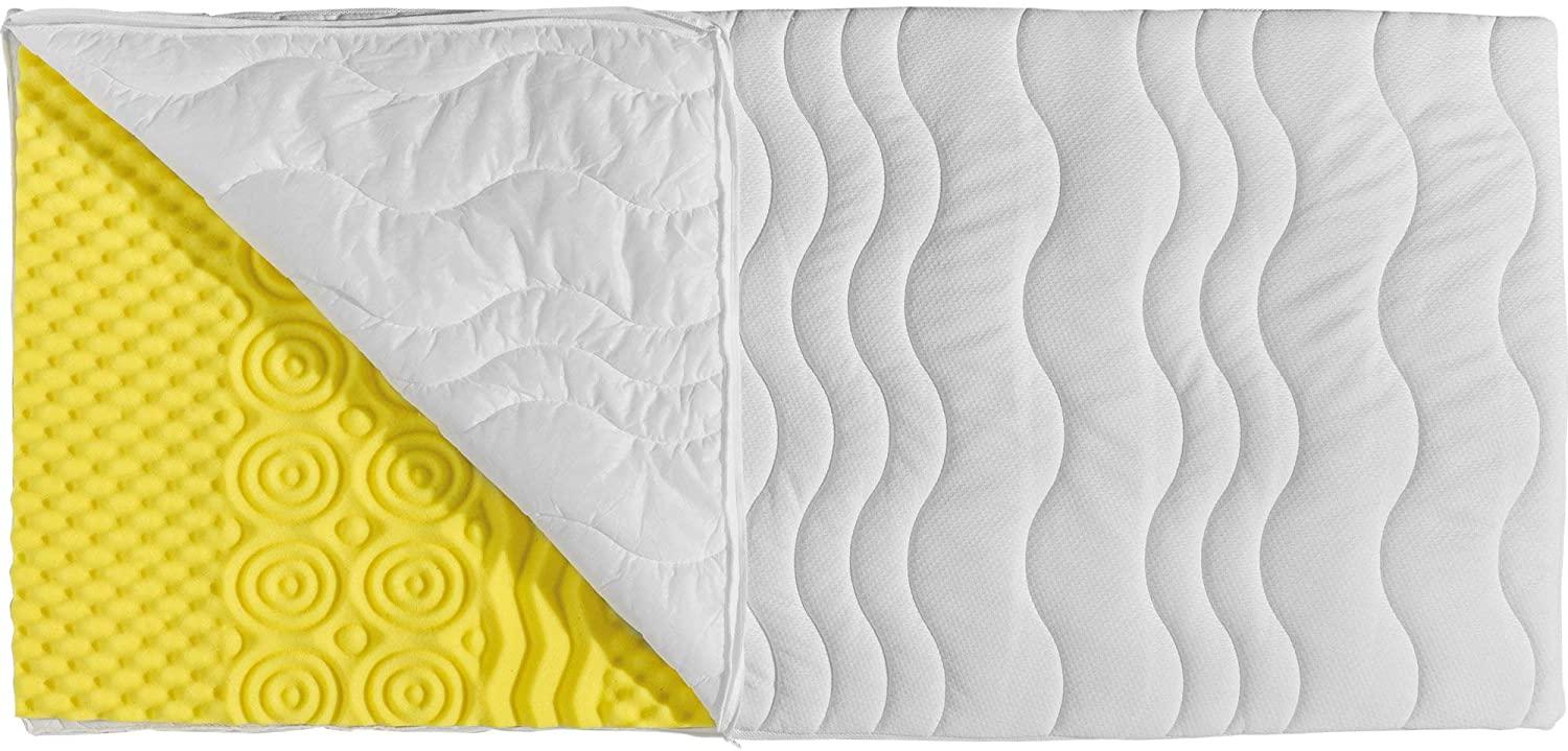 Centa-Star Matratzentopper Relax Hybrid-Schaum Weiss Größe 100x200 cm Bild 1