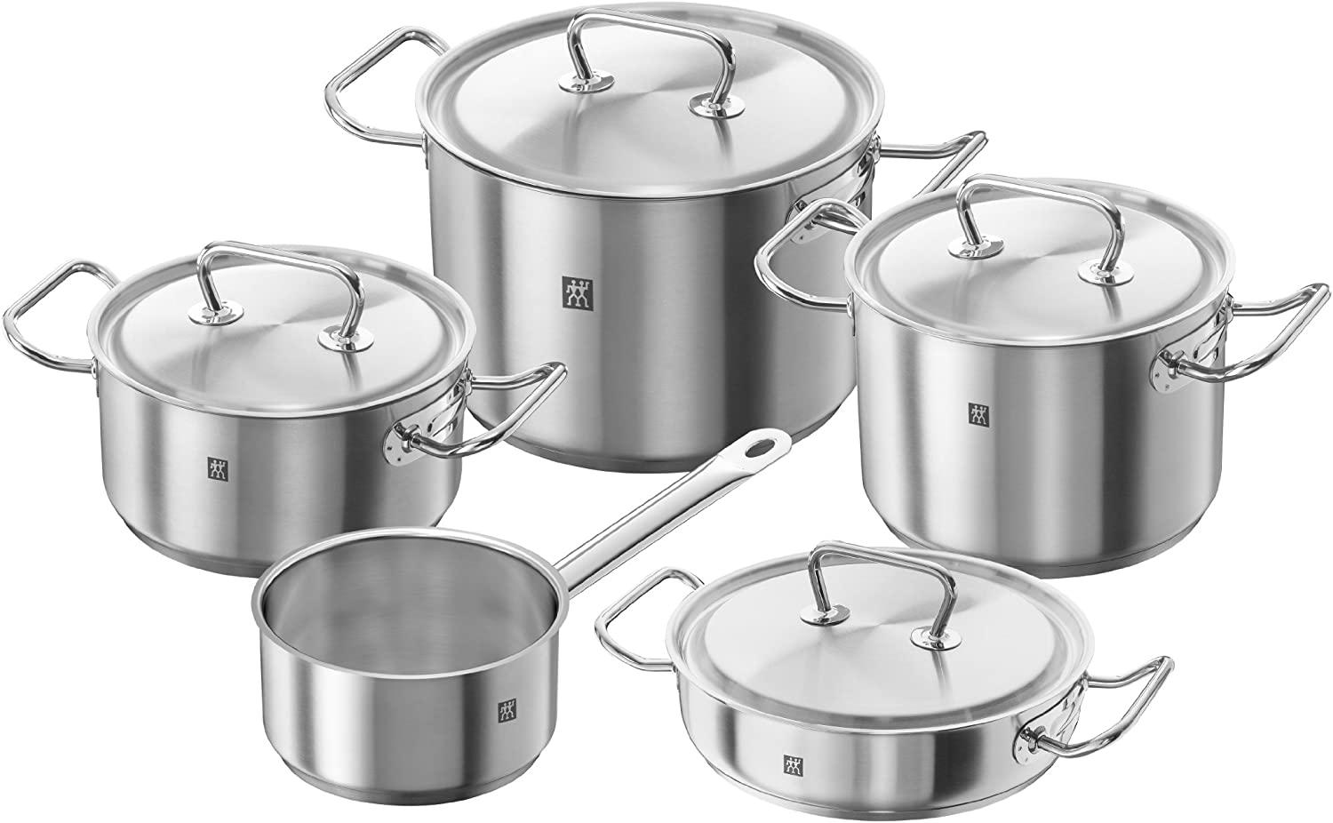 Zwilling – Twin Classic, wiederaufladbarer Kochgeschirr Set 5 pz, in Edelstahl 18-10 satiniert Bild 1