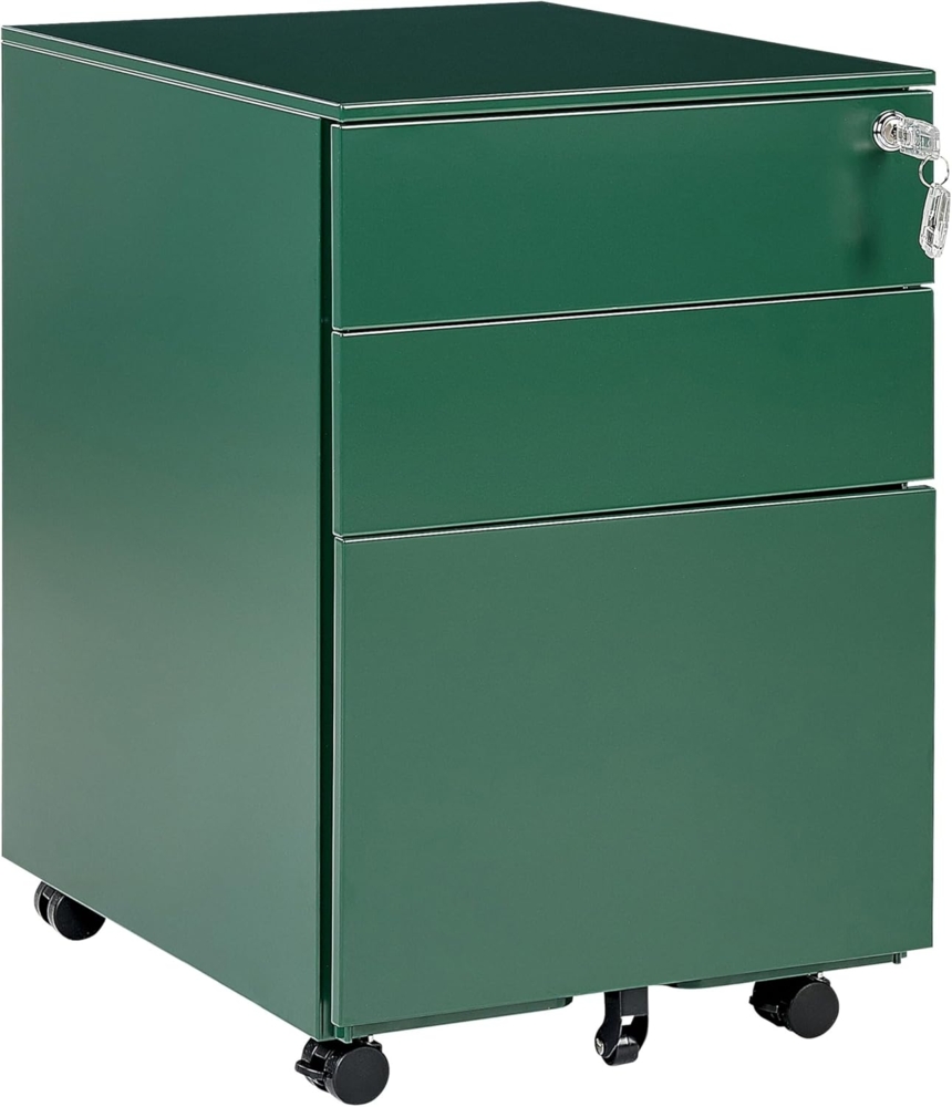 Büroschrank CAMI Metall Grün Bild 1
