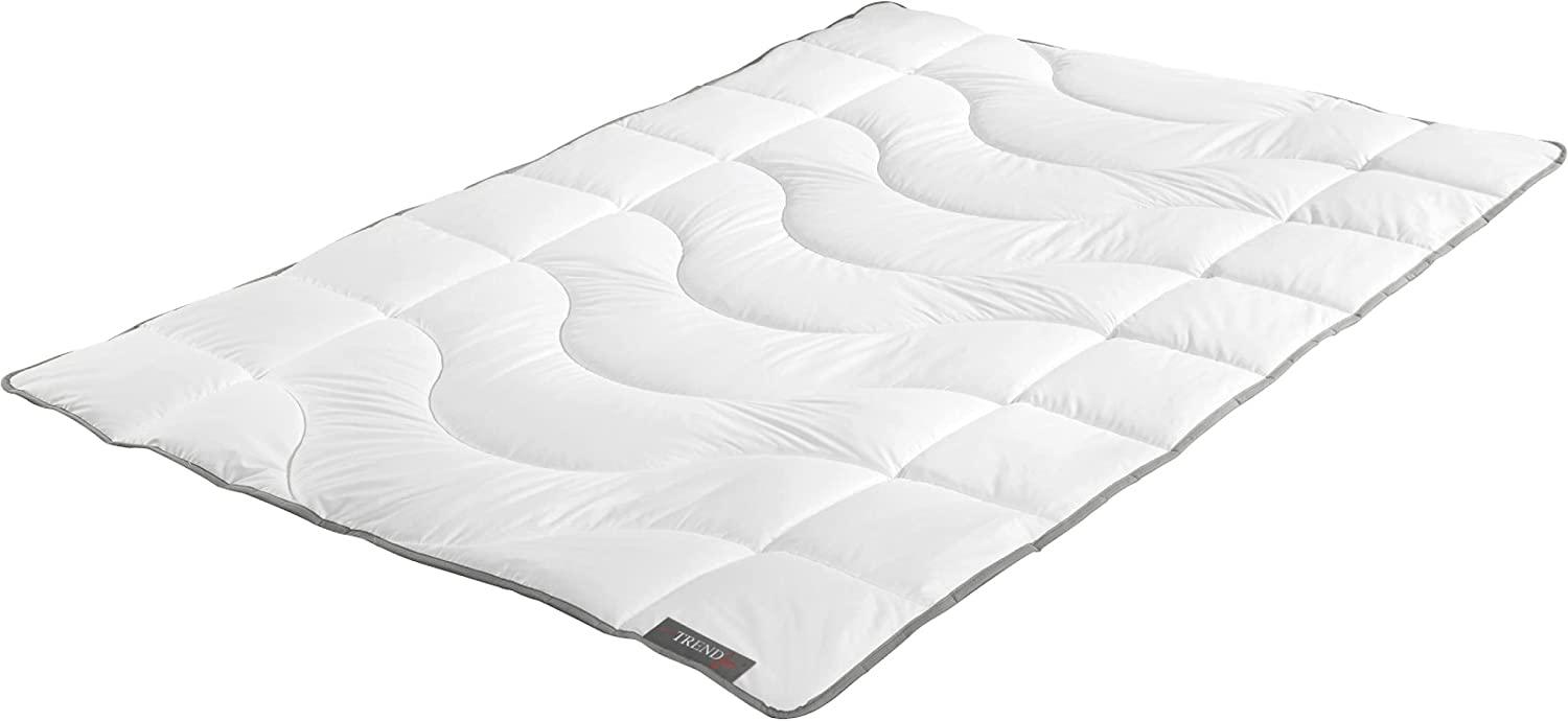 Badenia Trendline Monosteppbett, Baumwolle, Weiß, 155 x 220 x 5 cm Bild 1