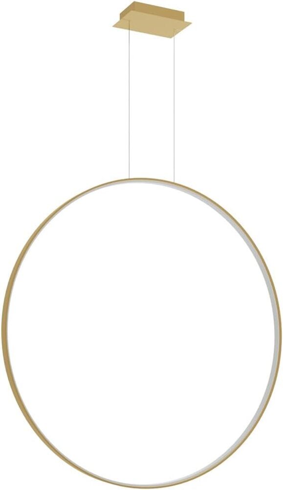 SOLLUX TH. 171 Hängeleuchte RIO LED 70W Aluminium gold L:110cm B:16cm H:150cm 4000K Bild 1