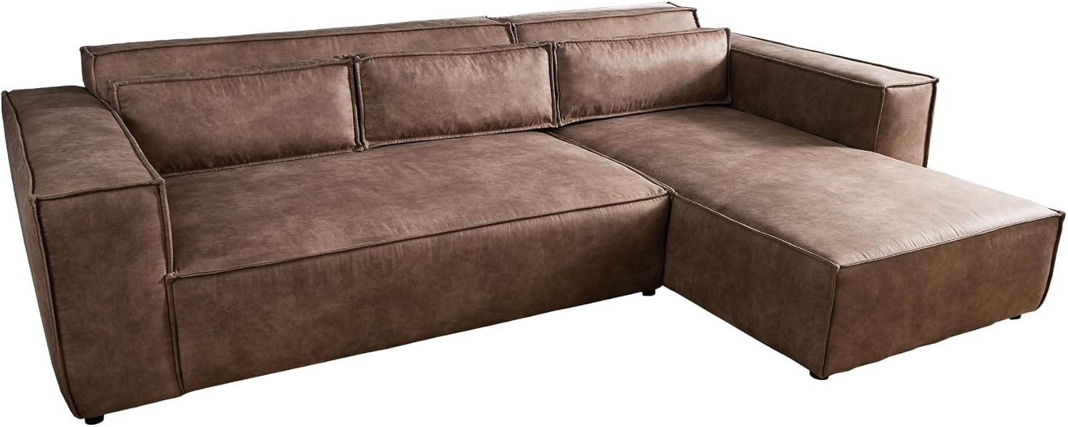 riess-ambiente Ecksofa BOSSA NOVA 265cm antik taupe, Einzelartikel 1 Teile, Wohnzimmer · Microfaser · L-Form · inkl. Kissen · Modern Design Bild 1