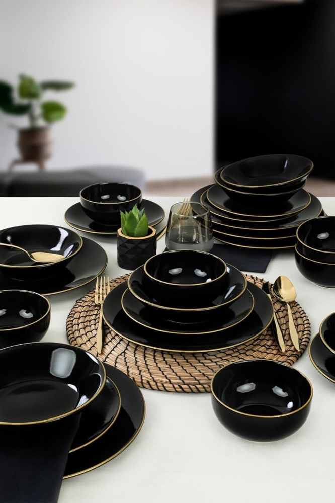 Hermia Concept Teller-Set 100% CERAMIC STONEWARE M1610 (24-tlg) Bild 1