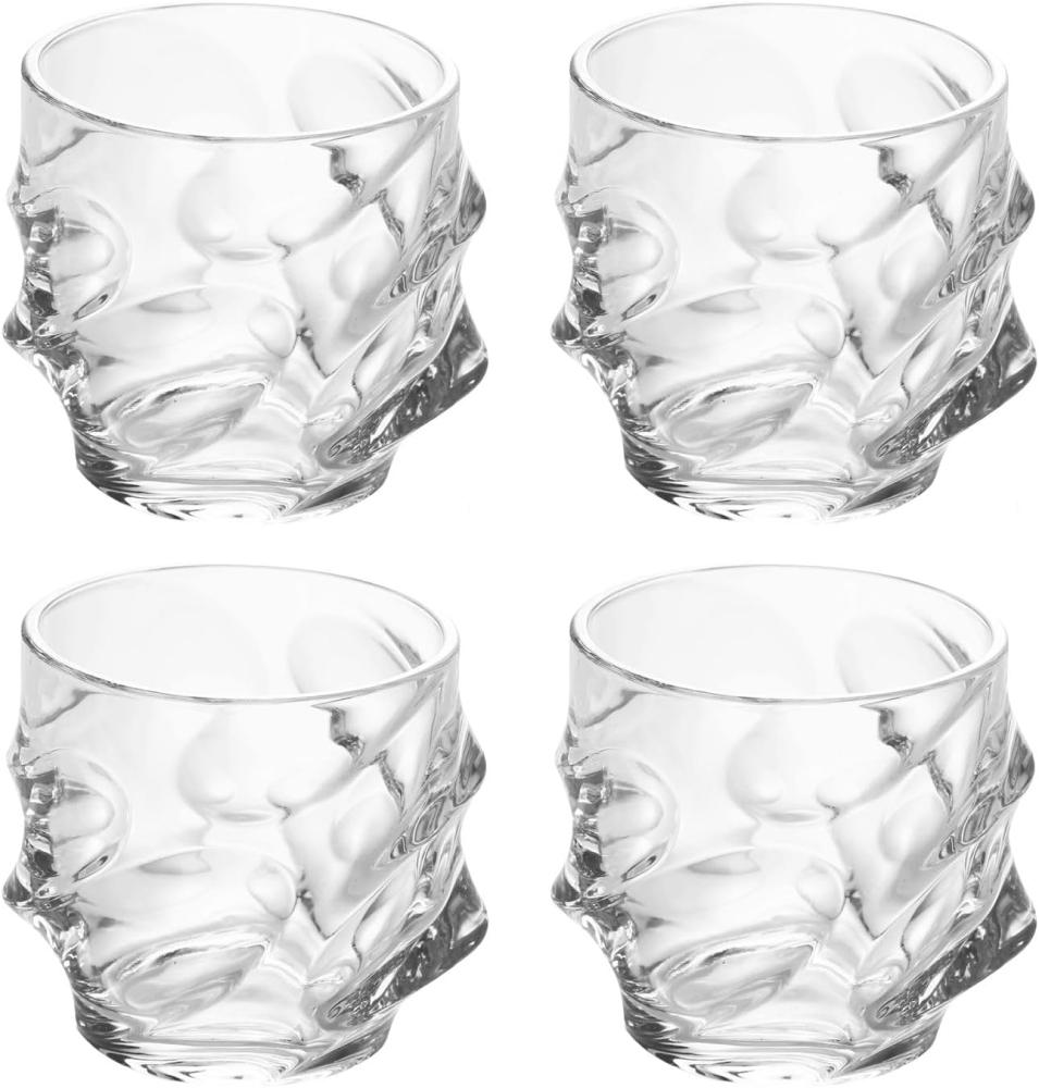 Intirilife Whiskyglas, Glas, Old Fashioned Whiskey Kristallglas Bild 1