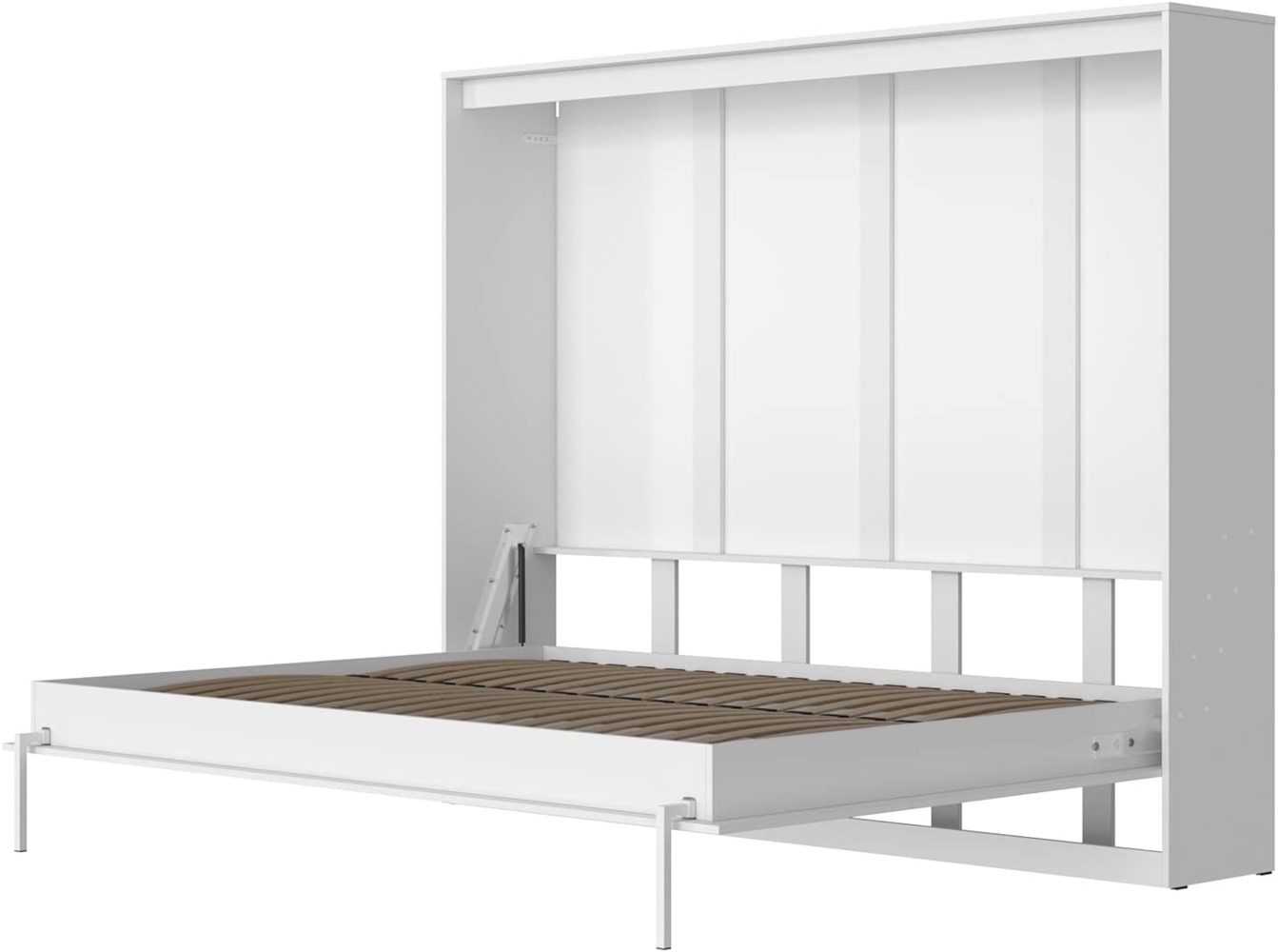 SMARTBett Schrankbett Classic mit Gasdruckfedern 100x200cm 140x200cm 160x200cm horizontal/quer oder vertikal/hochkant klappbar Bild 1