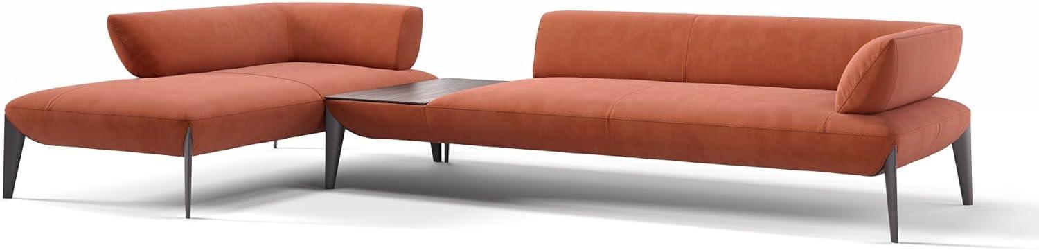 Sofanella Ecksofa ALMERIA Stoffgarnitur Sofalandschaft Couch in Weiß M: 360 Breite x 97 Tiefe Bild 1