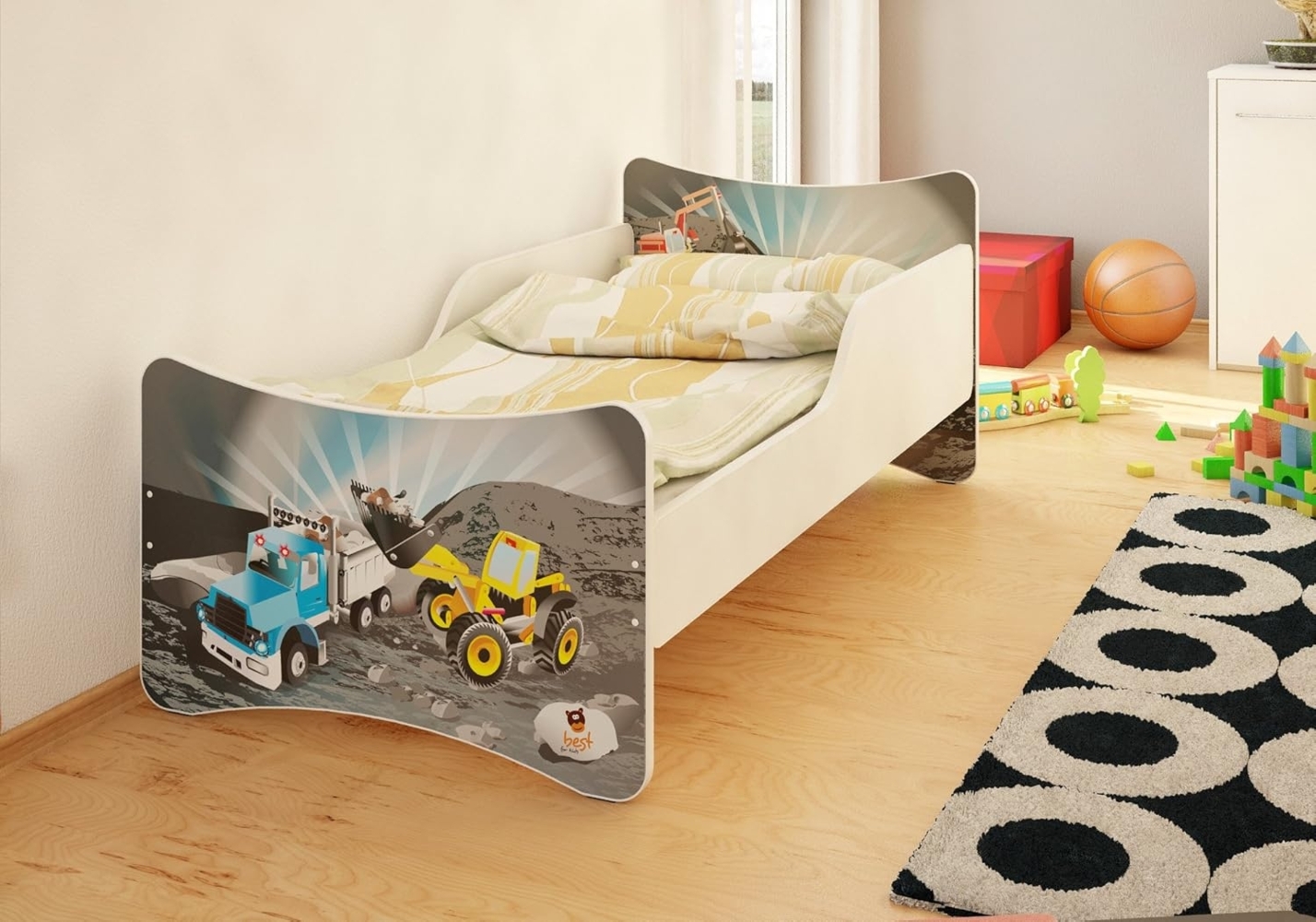 Best for Kids Kinderbett (70x140 80x160 90x180 90x200), mit oder ohne Matratze, TOP Preis-Leistungs-Verhältnis Bild 1