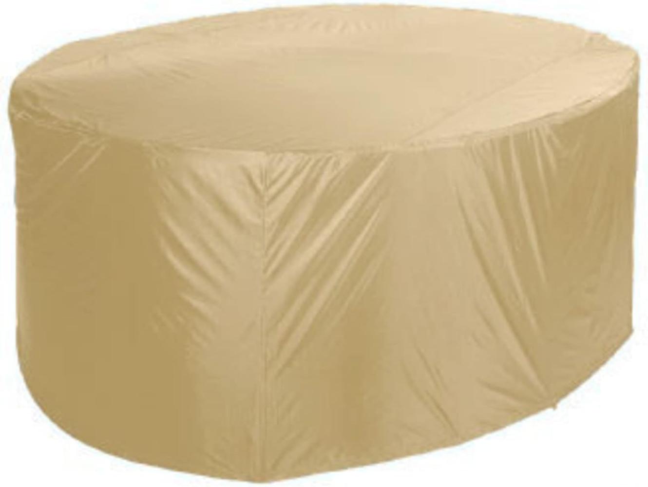 Grasekamp Schutzhülle Sitzgruppe Ø 210cm Gartenmöbel Essgruppe Schutzhaube Beige Bild 1