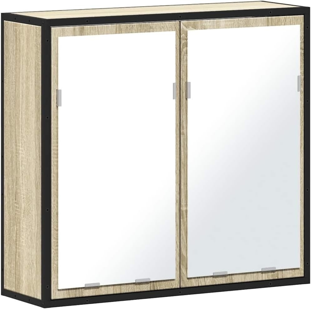 Bad-Spiegelschrank Sonoma-Eiche 65x20x60 cm Holzwerkstoff 849255 Bild 1