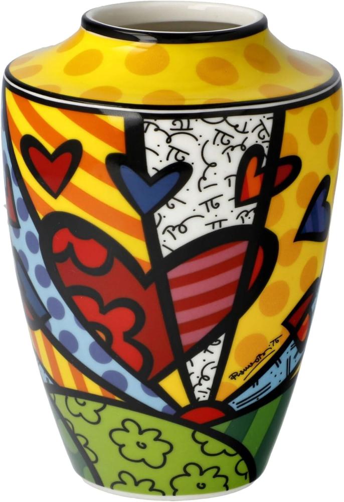 Goebel Vase Romero Britto - A New Day, Romero Britto, Dekovase, Blumenvase, New Bone China, Bunt, 67016051 Bild 1