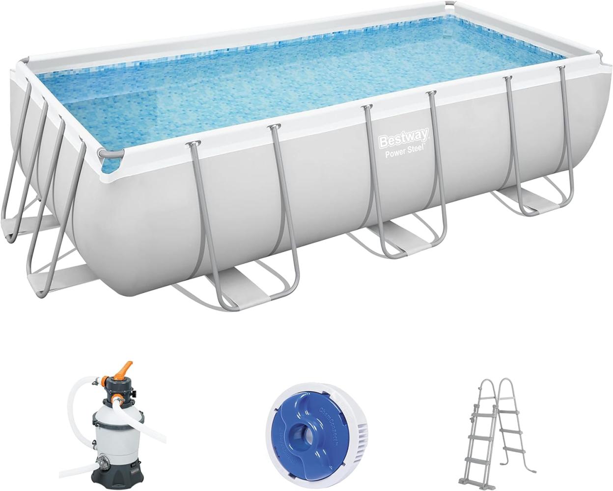 Bestway 'Power Steel 404 x 201 x 100 cm' Frame Pool Komplettset Bild 1