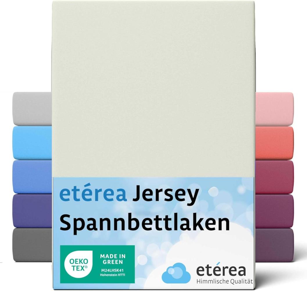 etérea Comfort Jersey Spannbettlaken Natur 180x200 cm - 200x200 cm Bild 1