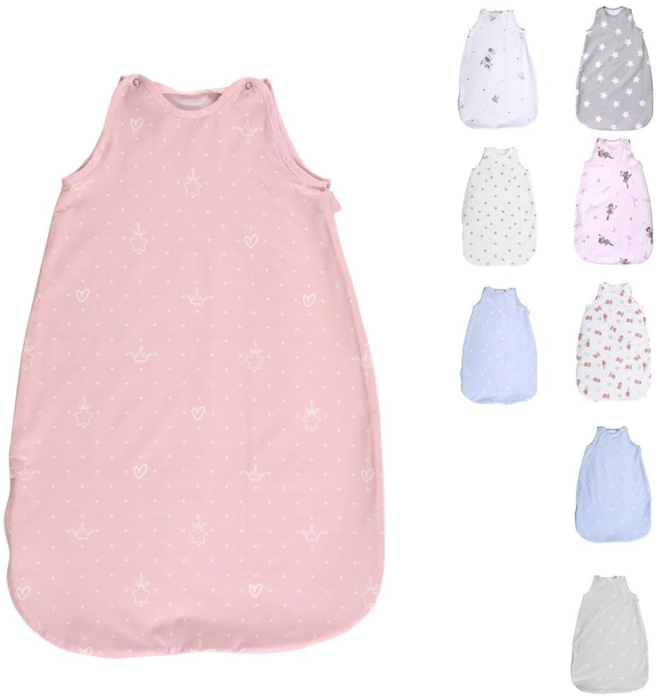 Lorelli Baby-Sommerschlafsack Summer, Länge 80 cm, Breite 42 cm, 100% Baumwolle pink Bild 1