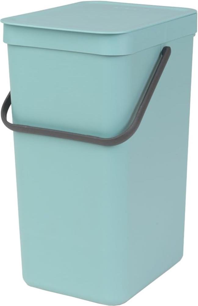 Brabantia 'Sort & Go' Abfallbehälter, Kunststoff, Mint, 16 Liter Bild 1