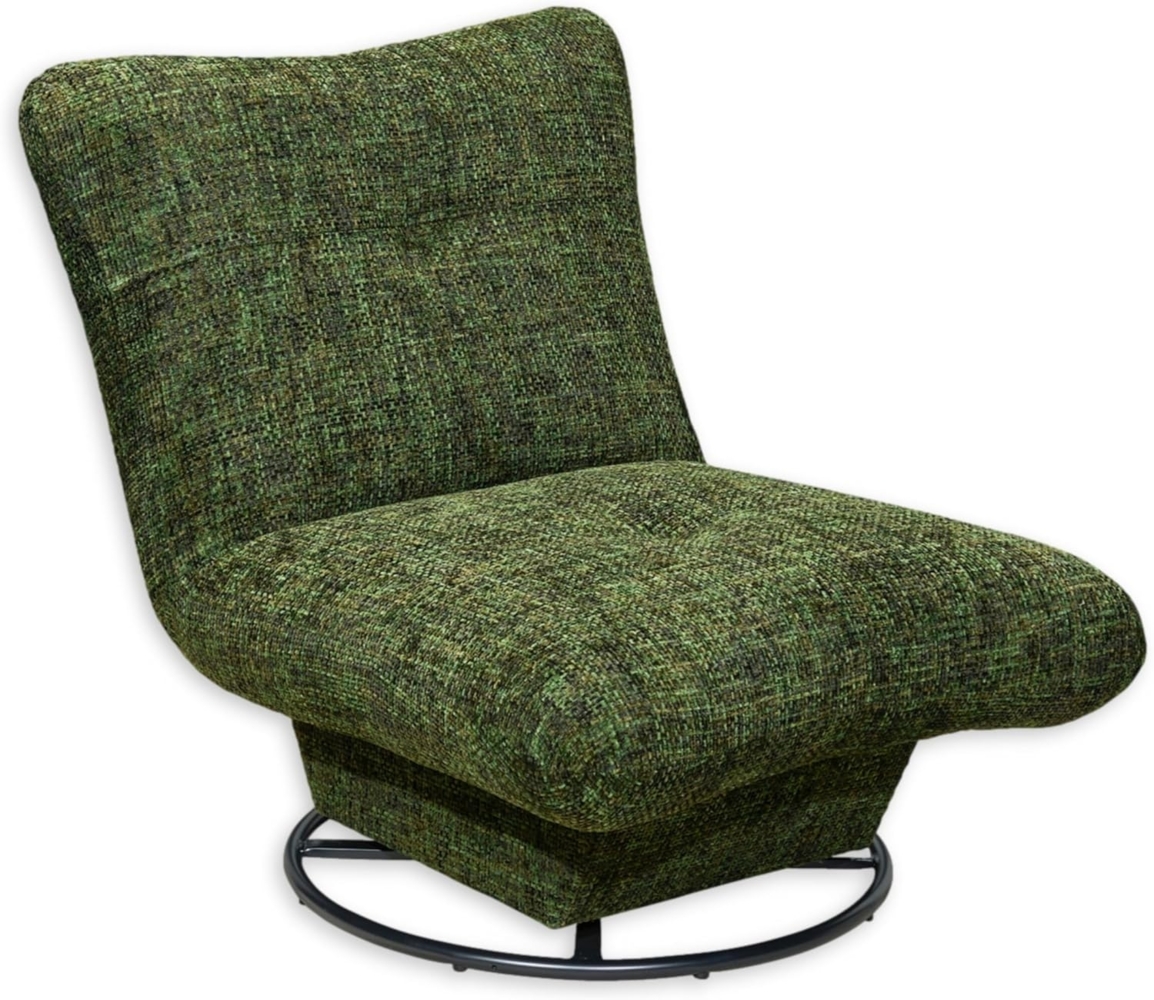 Stella Trading Maranello Sessel Wohnzimmer, Winter Moss - Bequemer Fernsehsessel Relaxsessel drehbar - 96 x 75 x 93 cm (B/H/T) Bild 1