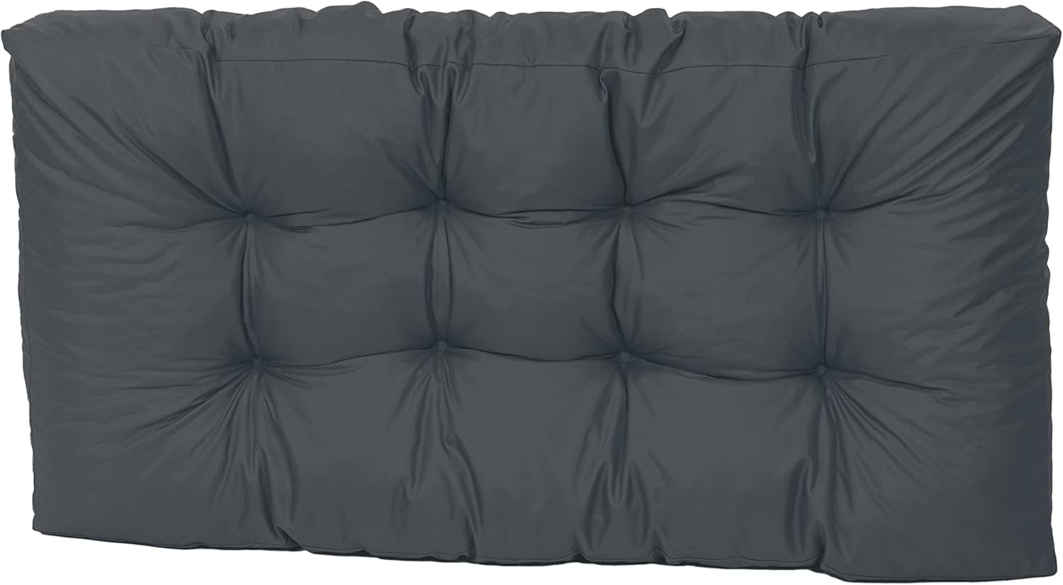 TexDeko® Garden Palettenkissen wasserabweisend UV - beständig Premium Sitzkissen gesteppt 120 x 50 x 18 cm Palettenauflage für Europaletten Palettenmöbel Palettenpolster (Anthrazit) Bild 1