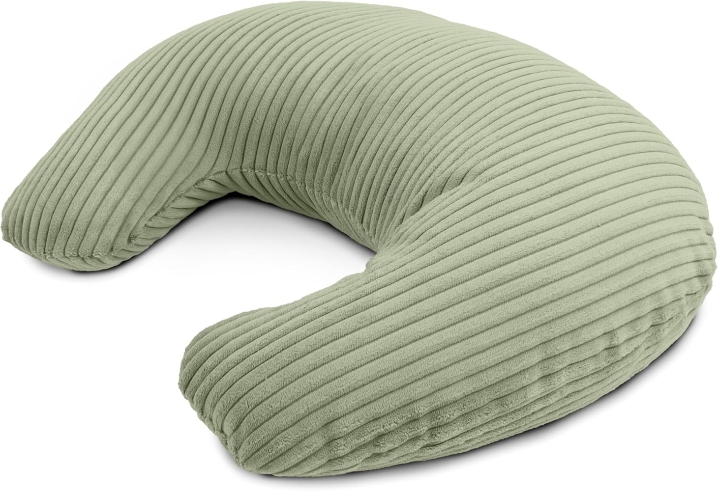 Amilian Stillkissen - Lagerungskissen - Schwangerschaftskissen mit Füllung und Bezug, Stillmond - Stillhörnchen - pregnancy pillow, für Mütter und Babys Bild 1