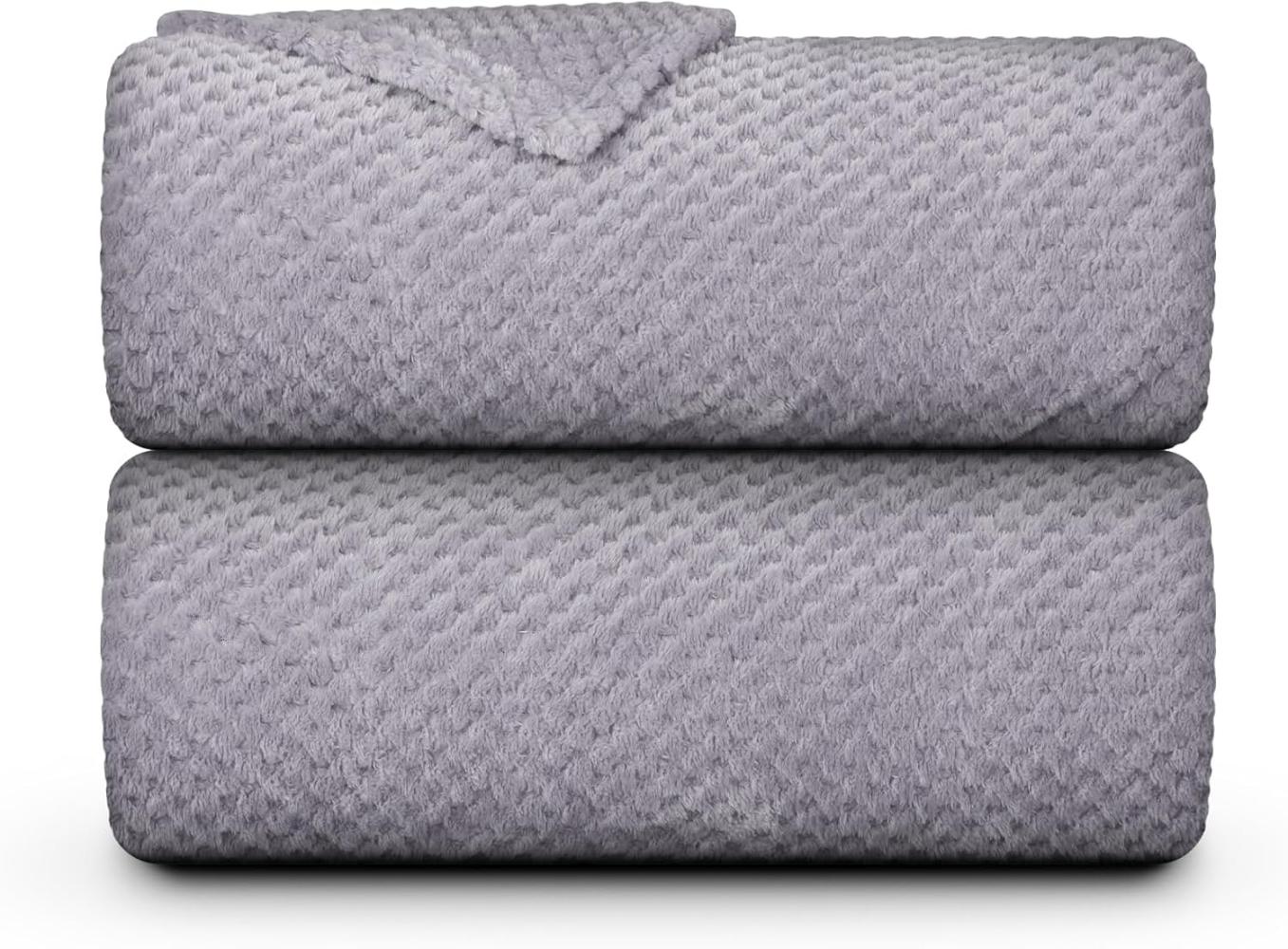 Wohndecke Flanell Decke 150x200cm, Bestlivings, Kuscheldecke Flauschige Decke für Sofa, Couch und Bett, Tagesdecke Bild 1