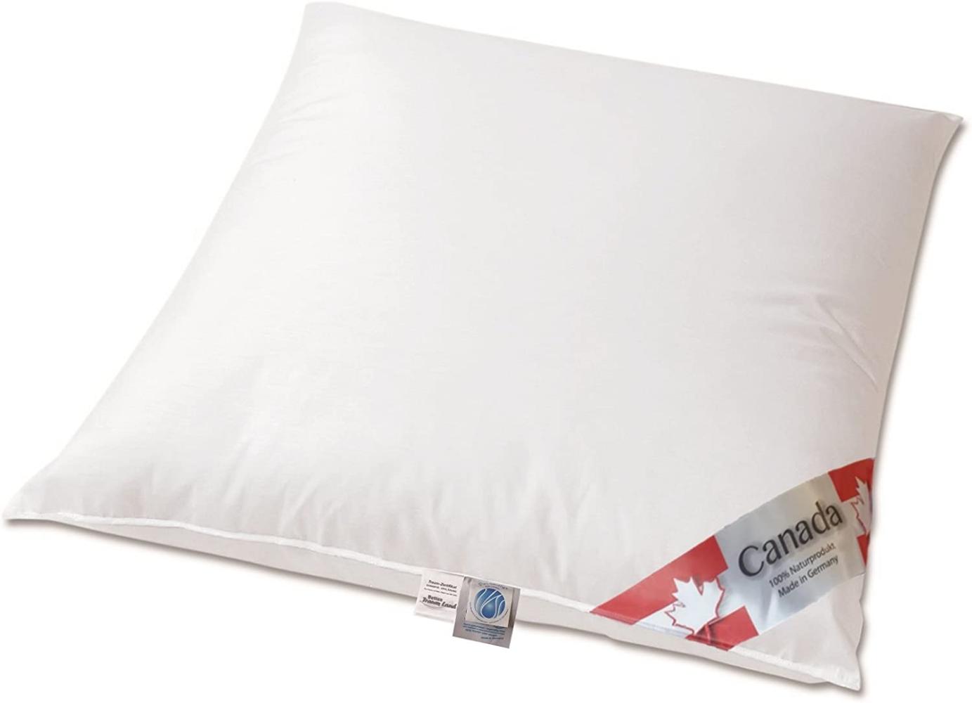 Canada Dreams canadische Daunen 600g exklusives 90/10 Daunenkissen 80x80 cm Bild 1