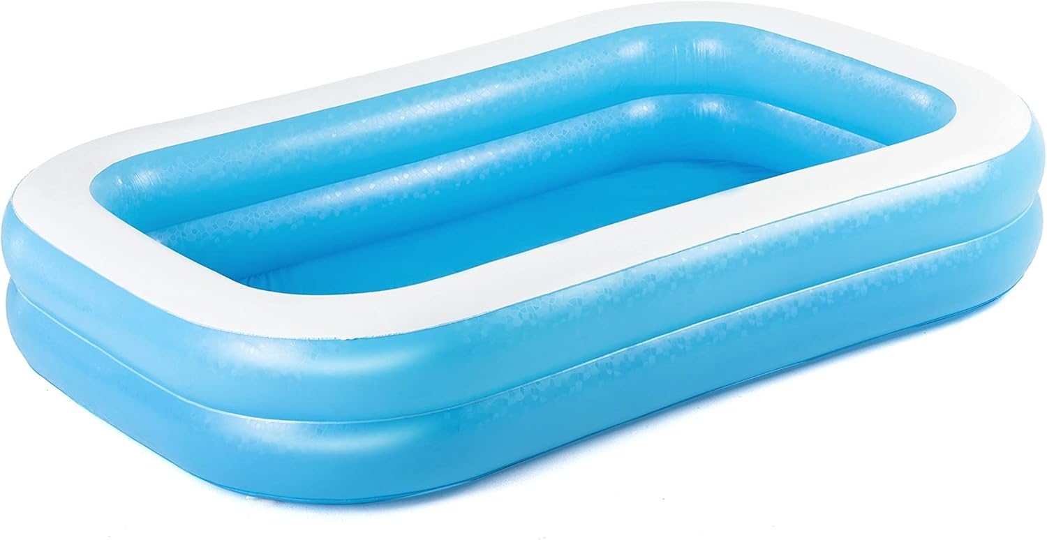 Bestway ' Family Pool 262 x 175 x 51 cm', eckig, blau/weiß Bild 1
