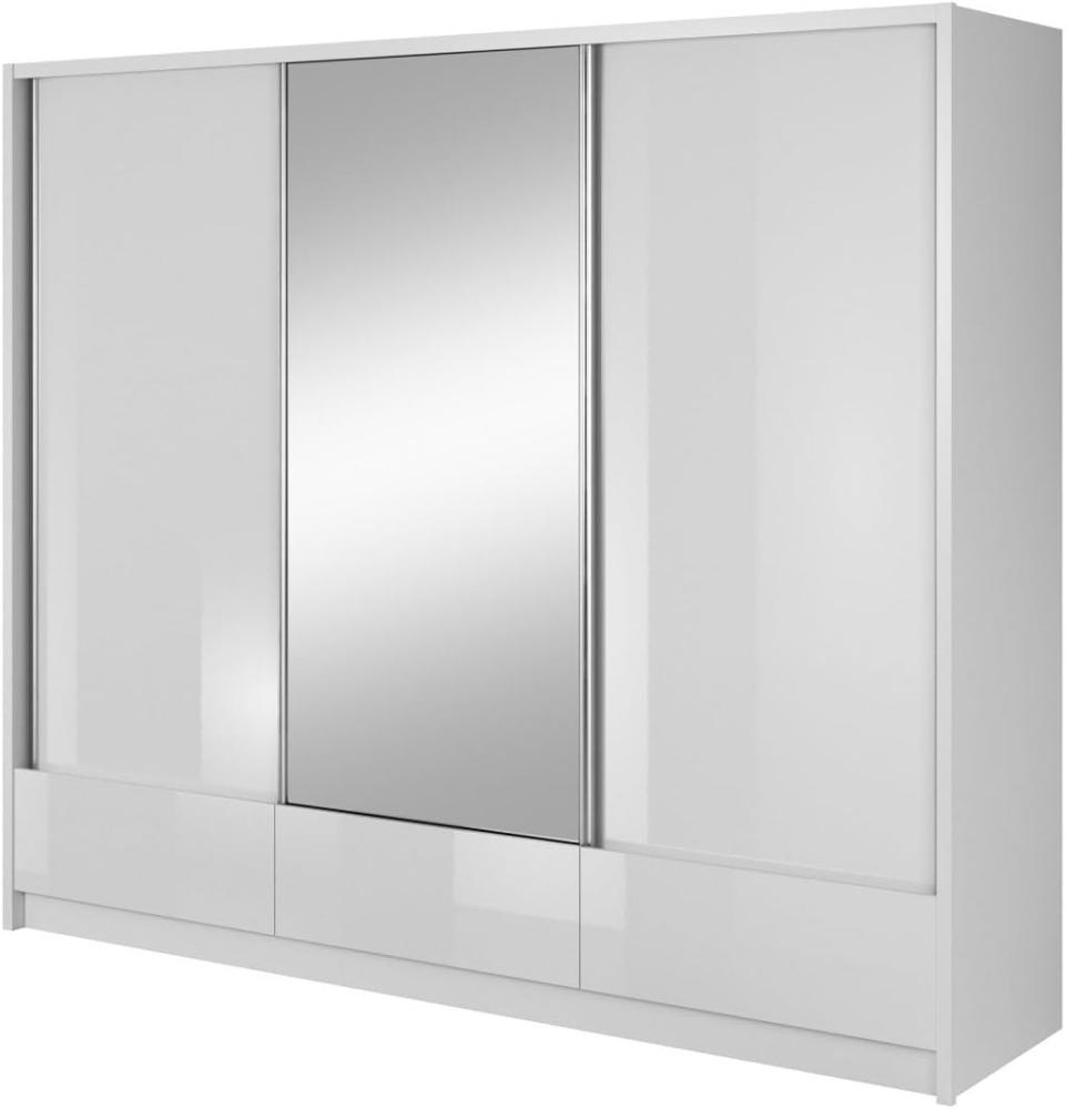 Designer Schrank Lazio Weiß Bild 1